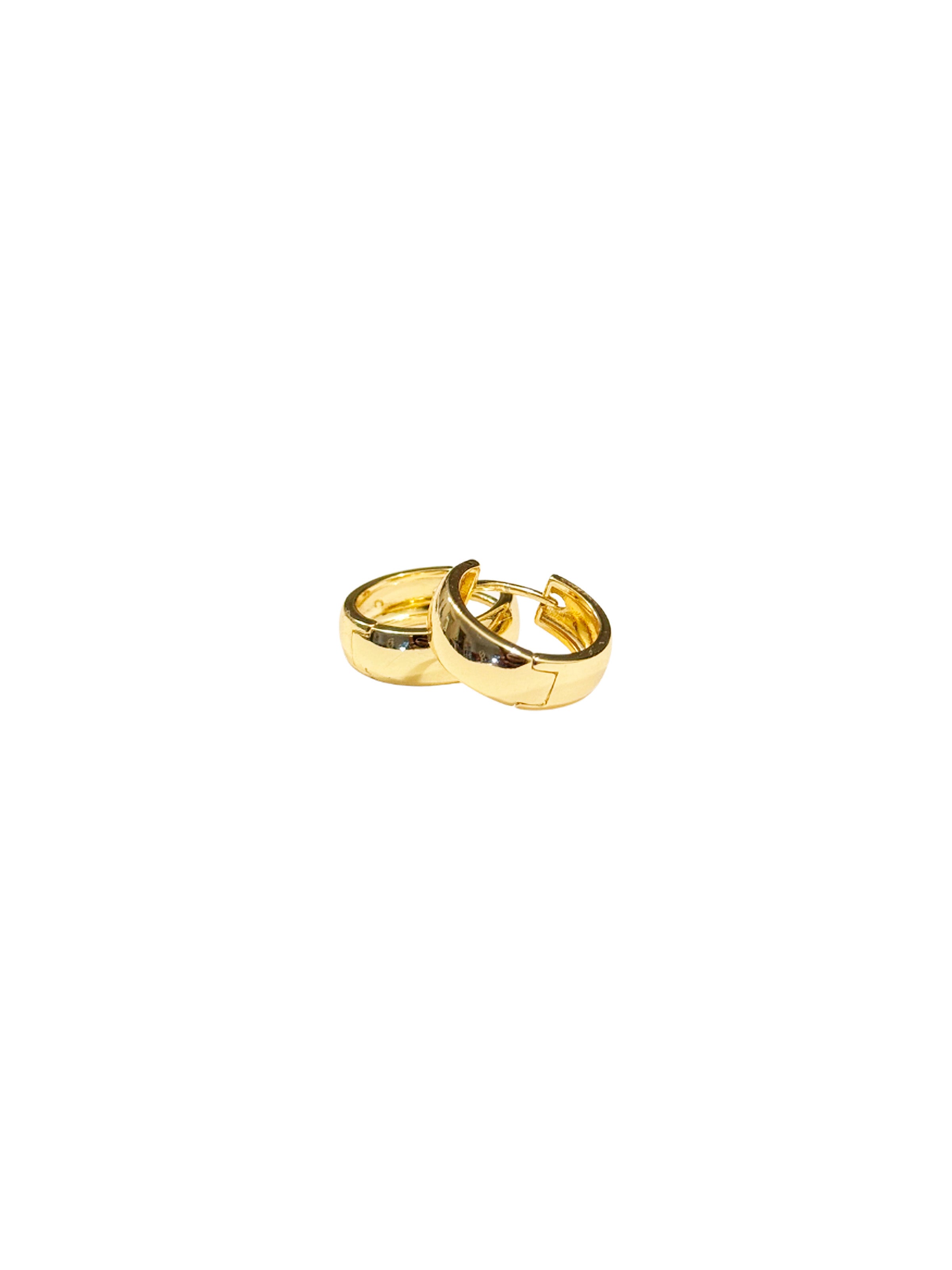 Gold Mirrored Hinged Huggies