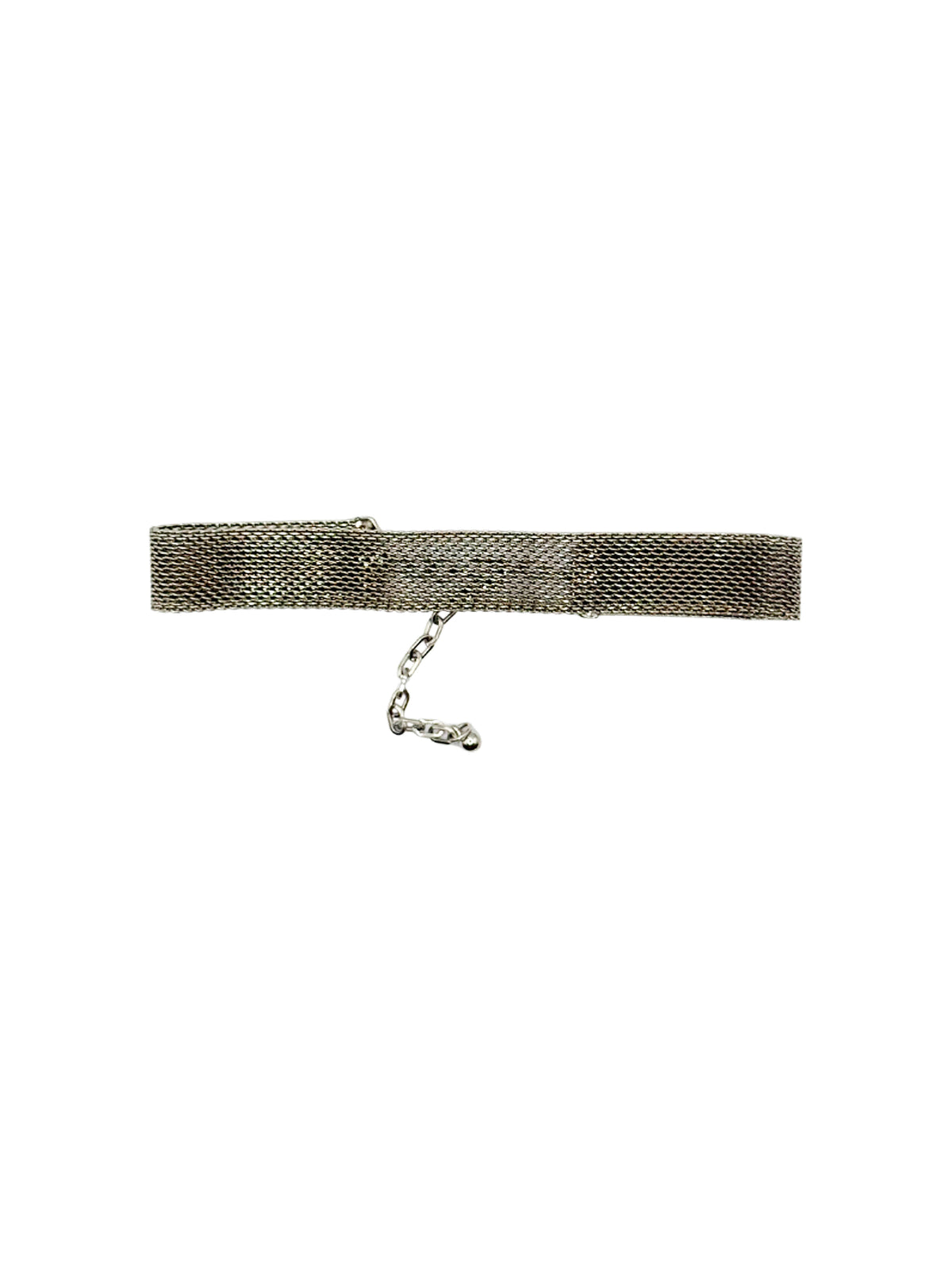 Vintage Silver Mesh Choker