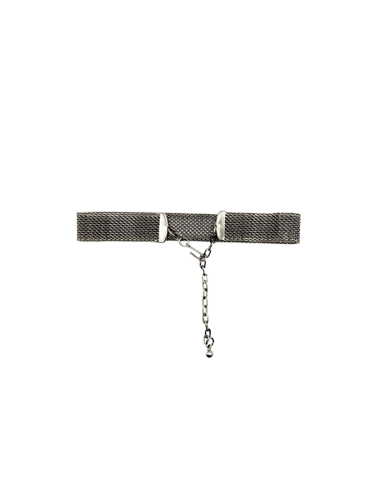 Vintage Silver Mesh Choker