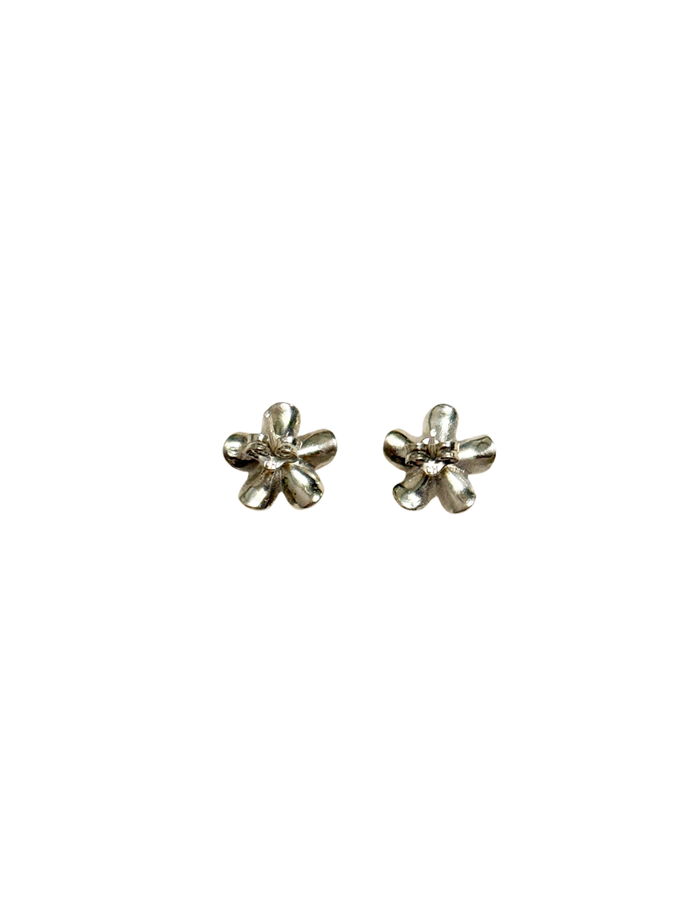 Vintage Sterling Flower and Pearl Set
