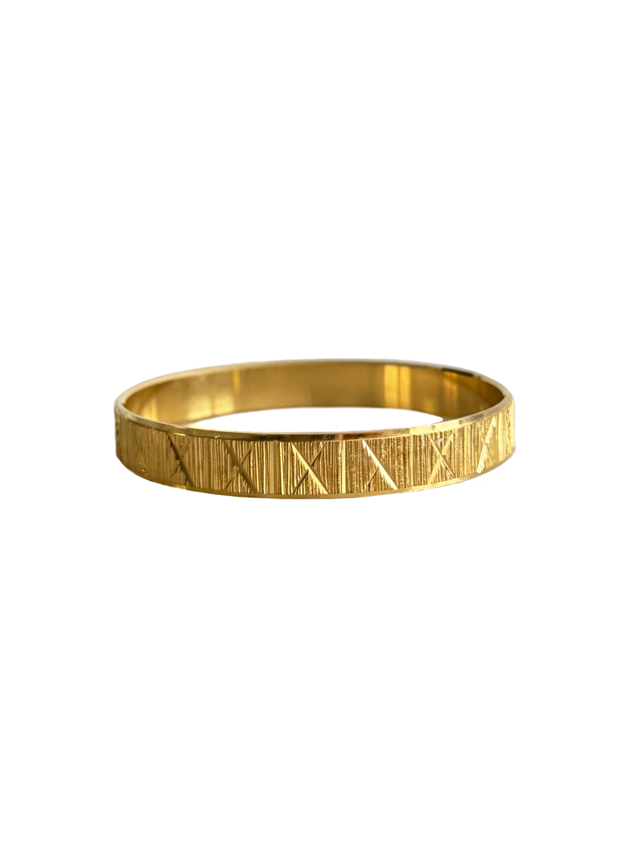 Vintage Crown Trifari X Bangle