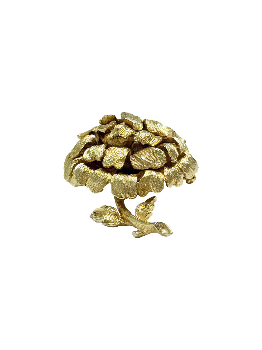 Vintage Dahlia Brooch
