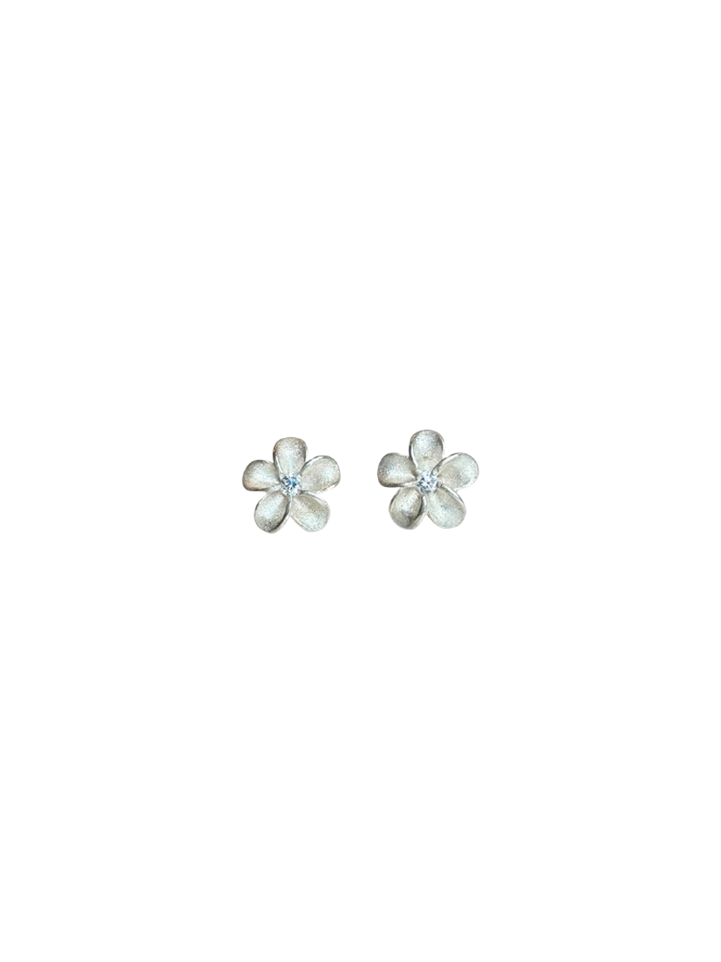 Vintage Sterling Flower and Pearl Set