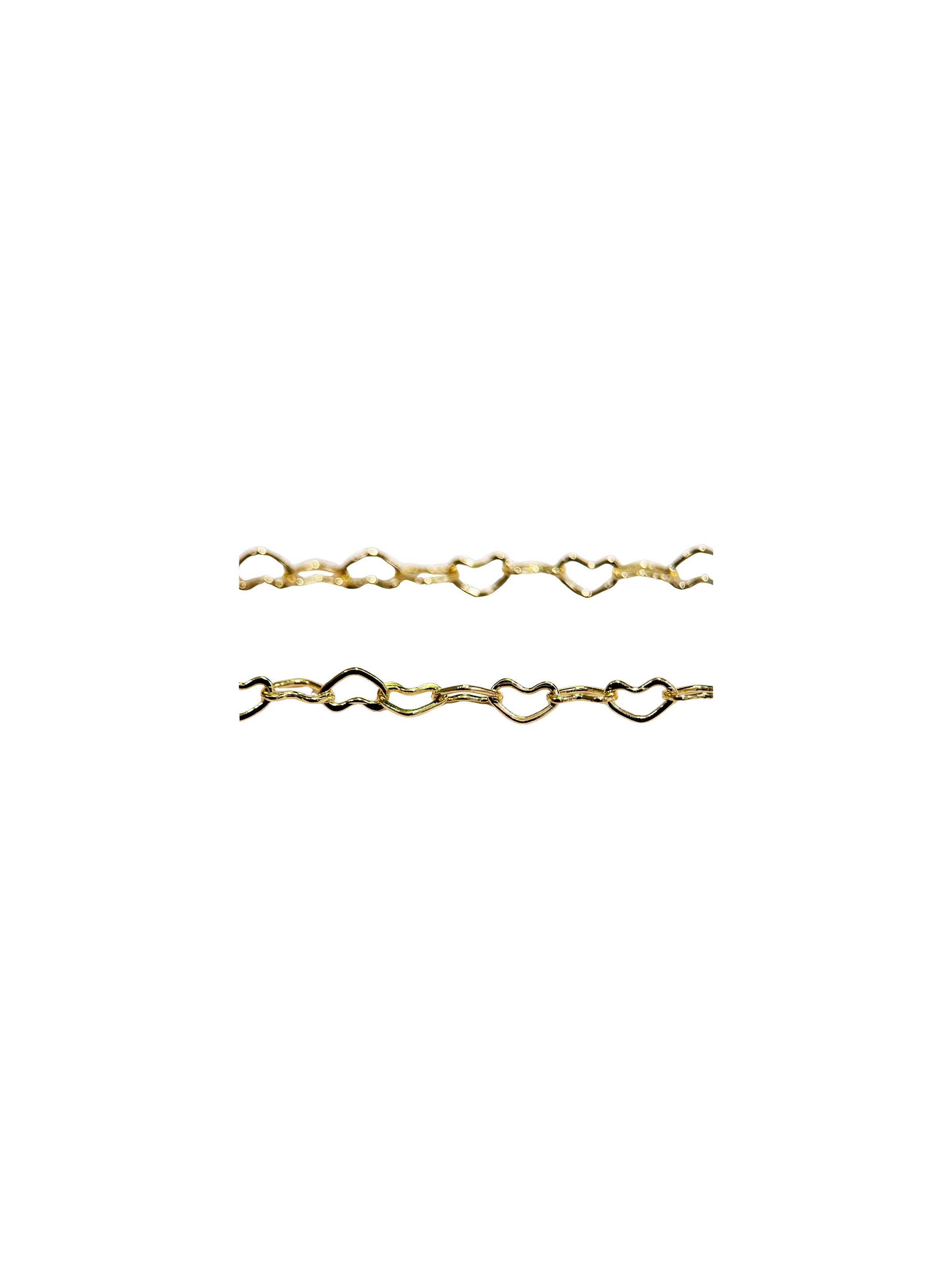 Gold Heart Link Chain