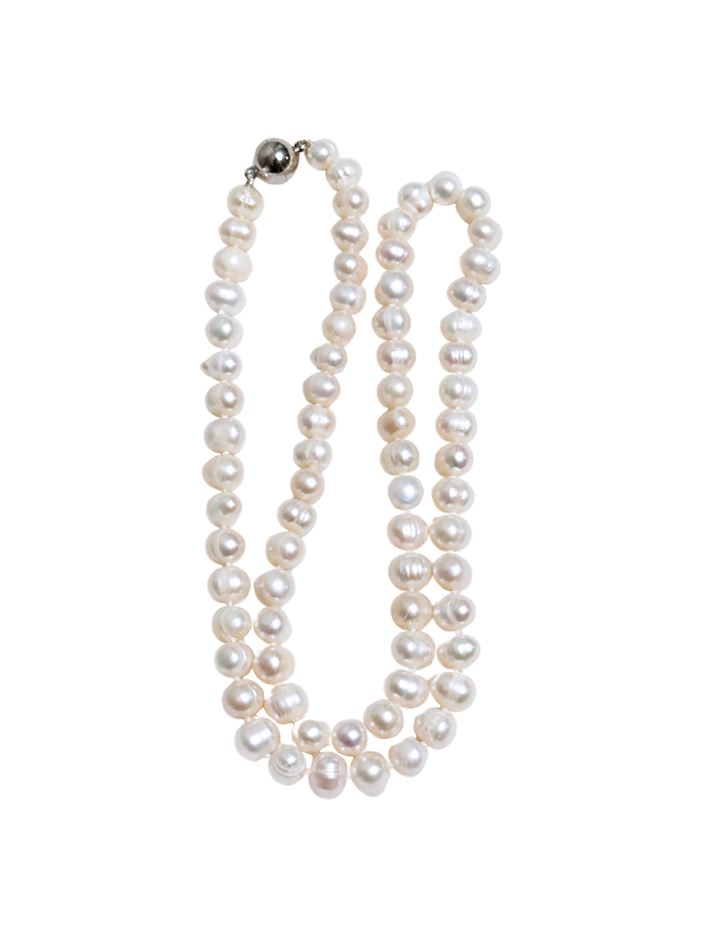 Modern Baroque Pearl Matinee Strand with Magnetic Clasp