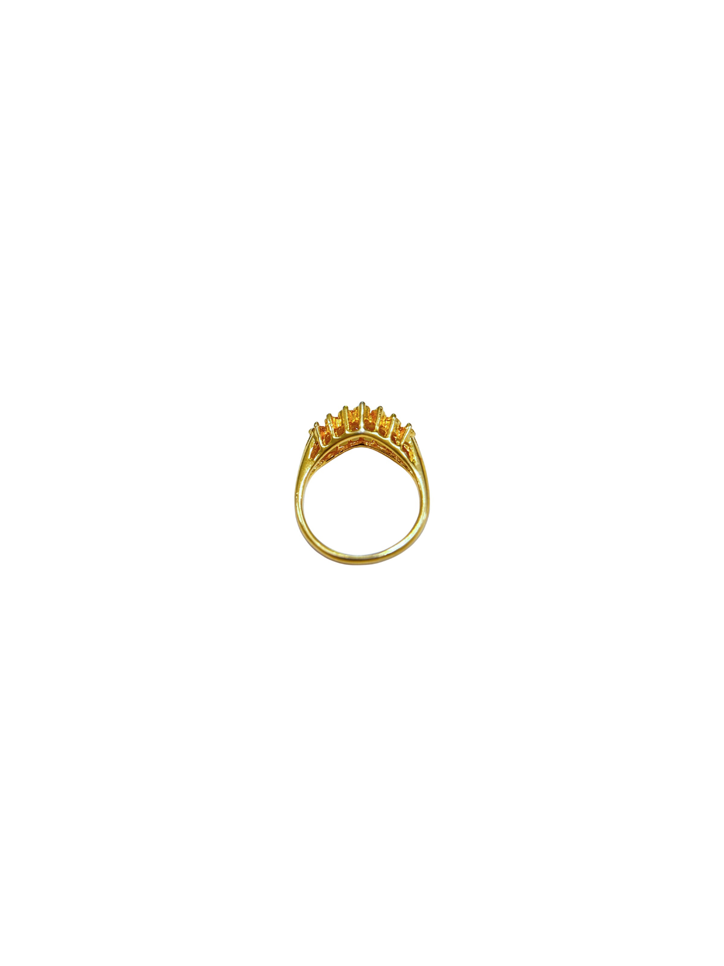 Vintage Pavé Chevron Ring