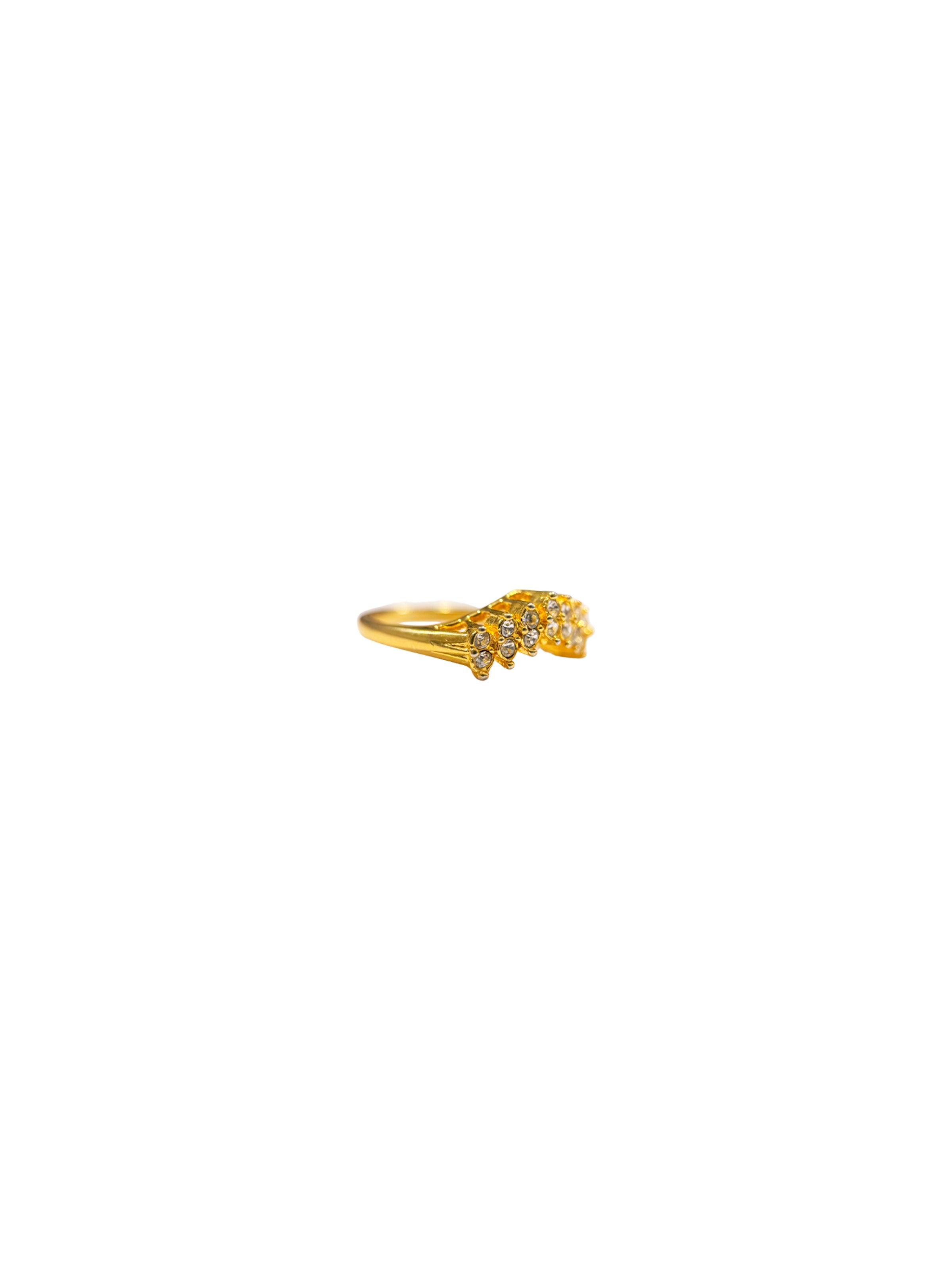Vintage Pavé Chevron Ring