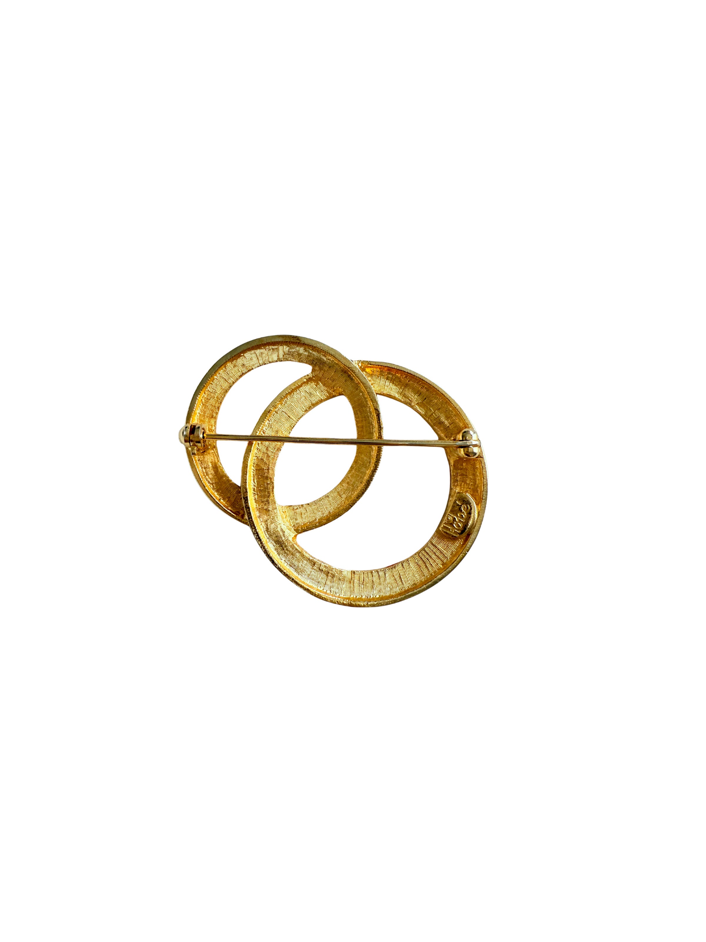 Vintage Hobé Interlocking Circle Brooch