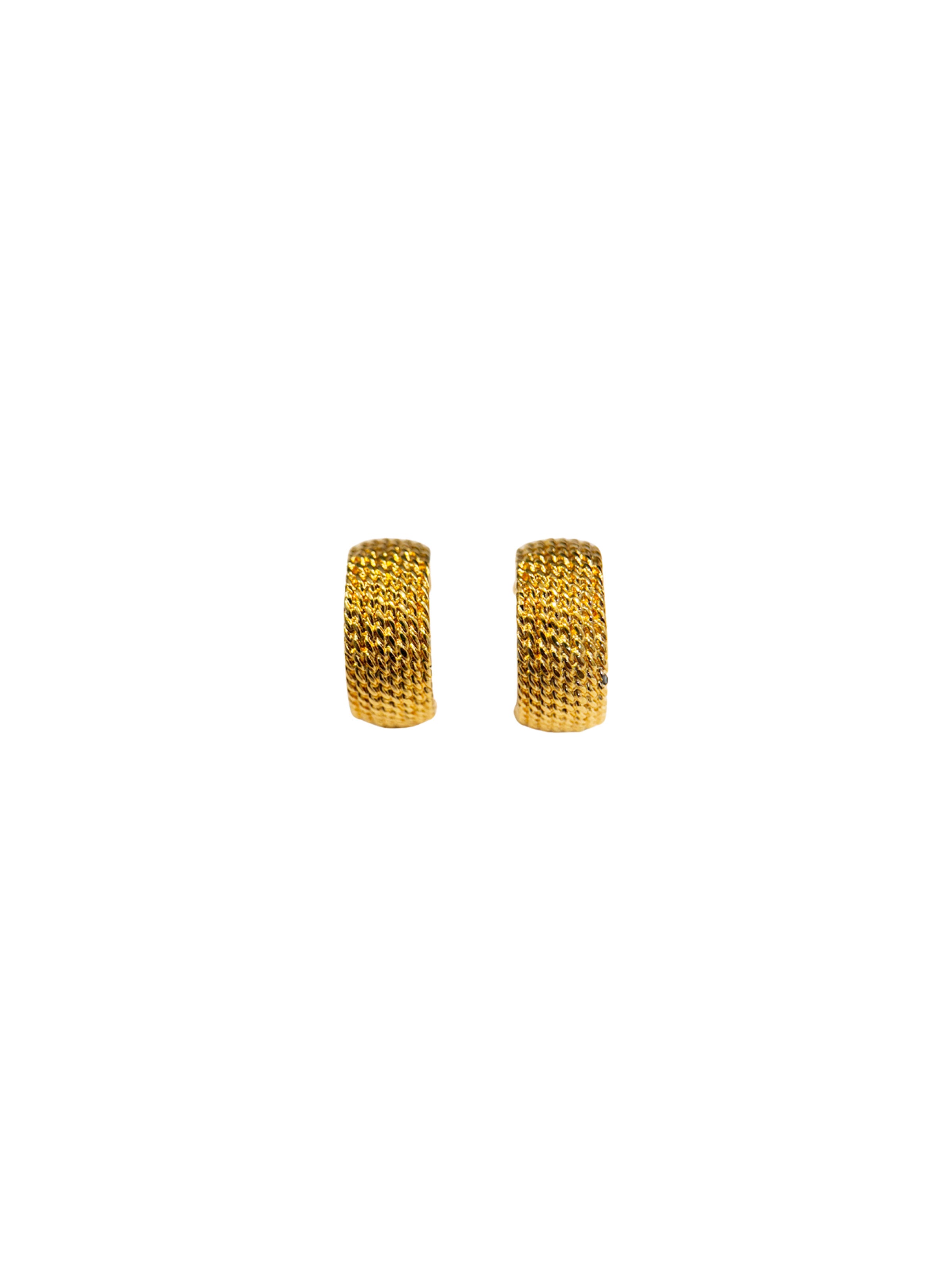 Vintage Gold Rope Textured Huggies