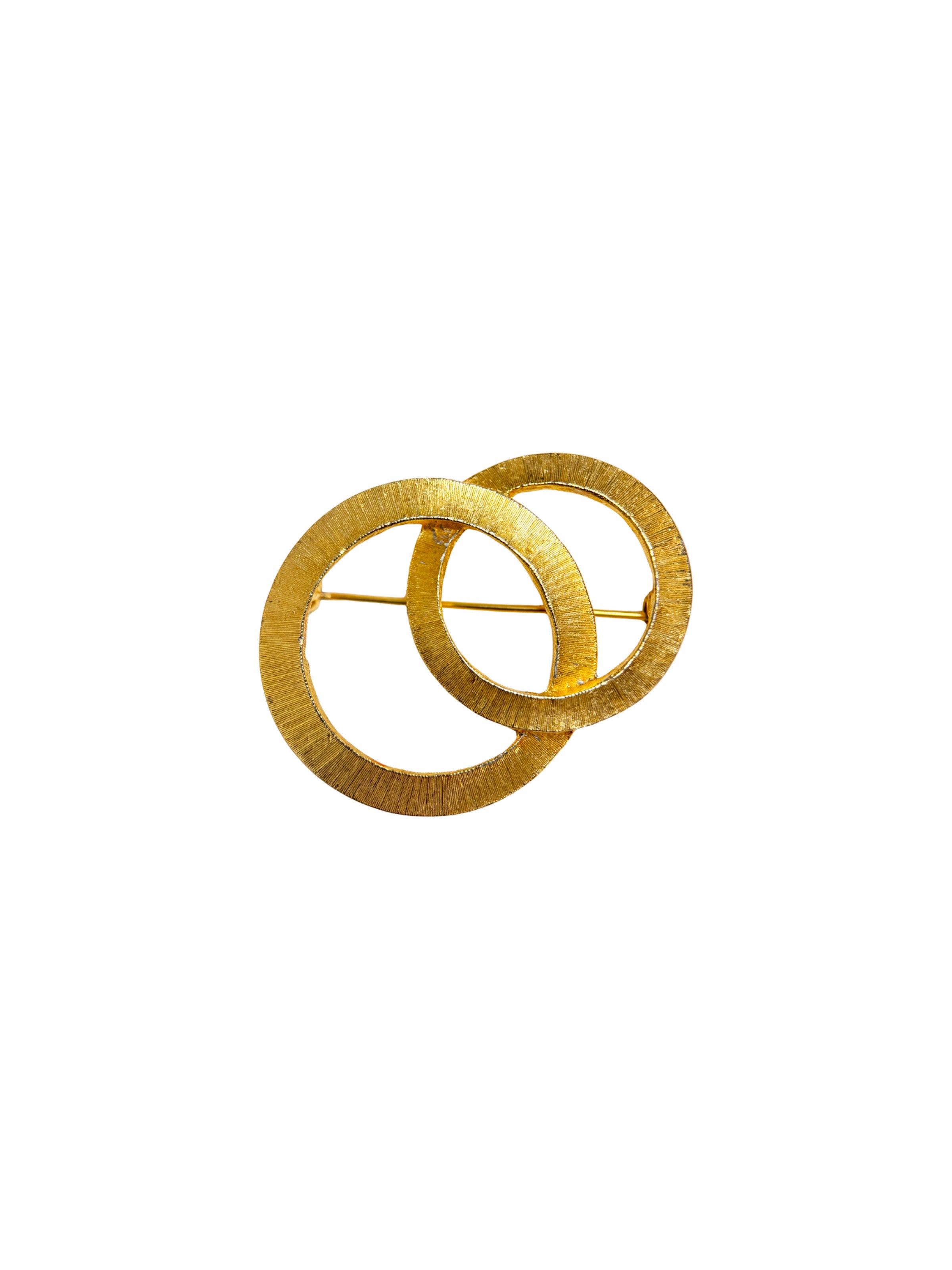 Vintage Hobé Interlocking Circle Brooch