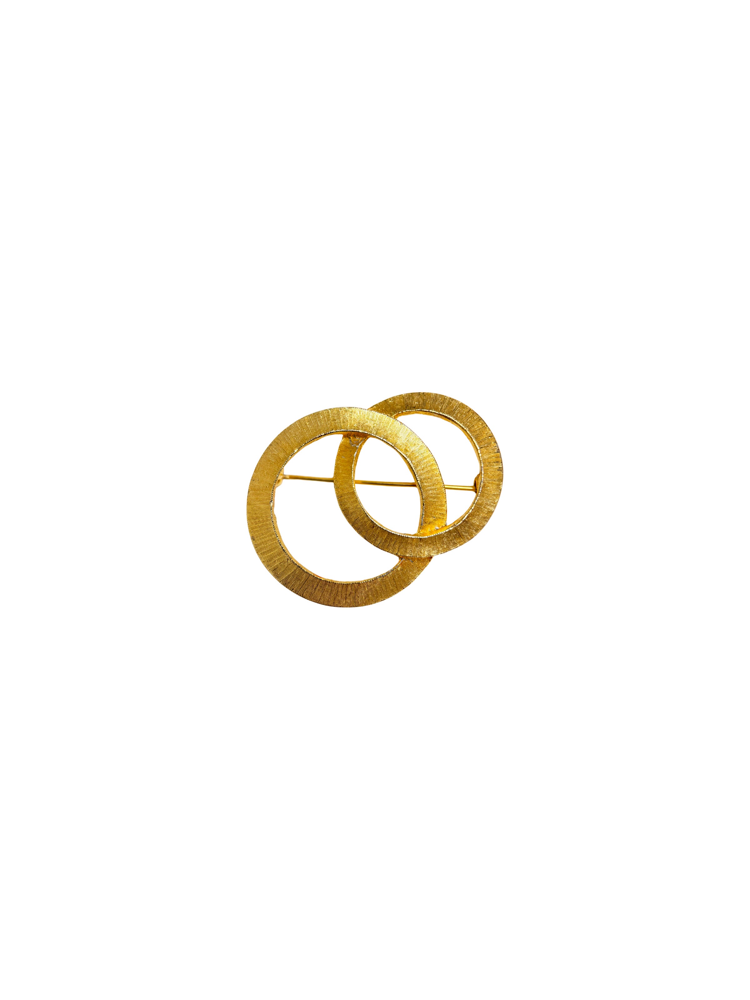 Vintage Hobé Interlocking Circle Brooch